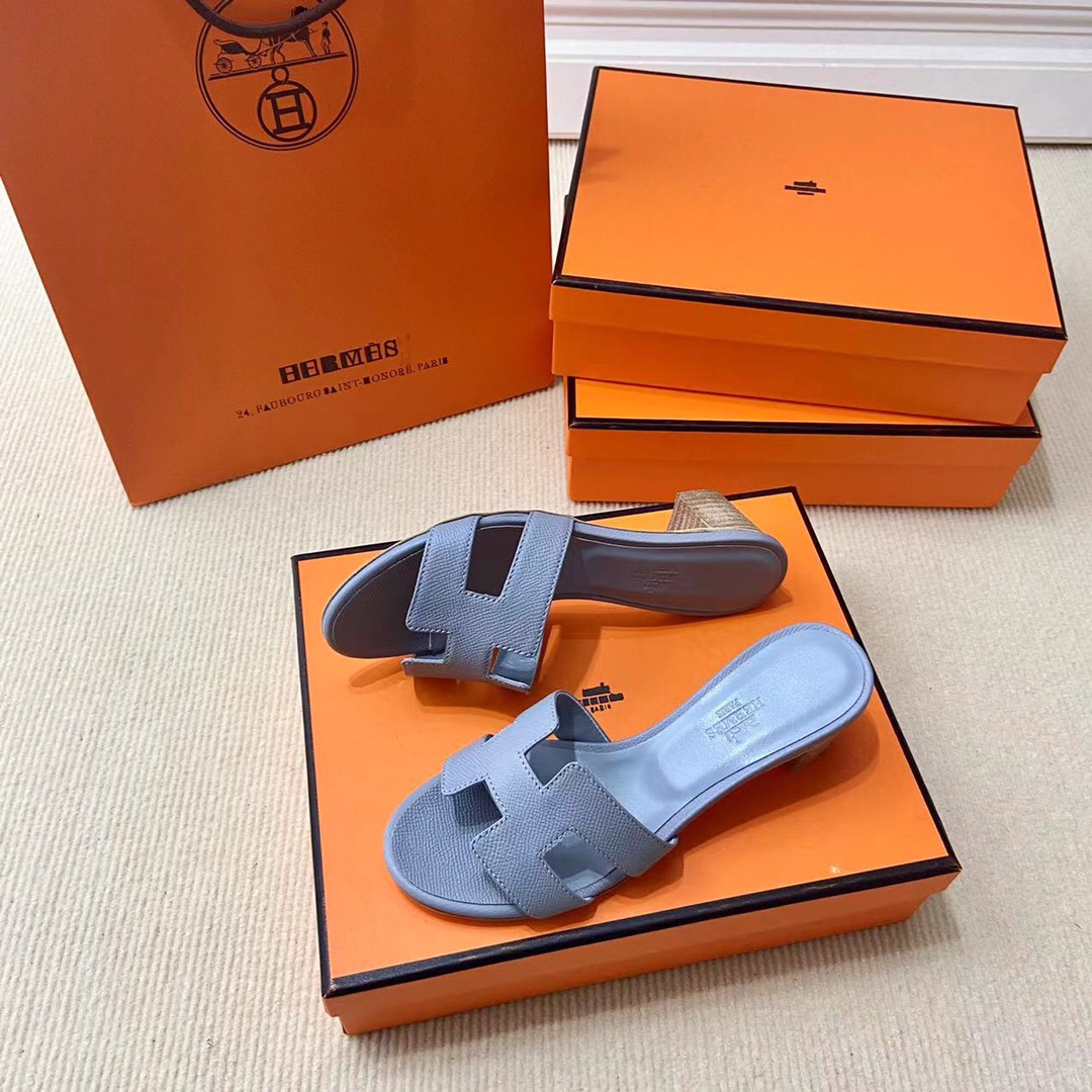 에르메스 올수공 오아시스 슬리퍼 샌들 앱송 40